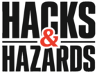 hacks & hazards golf co. stacked wordmark logo
